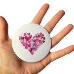 Purple Heart Pocket Mirror